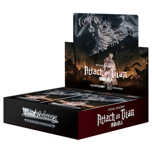 Weiss Schwarz - Caja de refuerzo de la última temporada de Attack on Titan