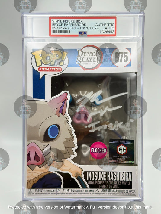 [PSA Encapsulated] Funko Pop Inosuke Hashibira - Flocked